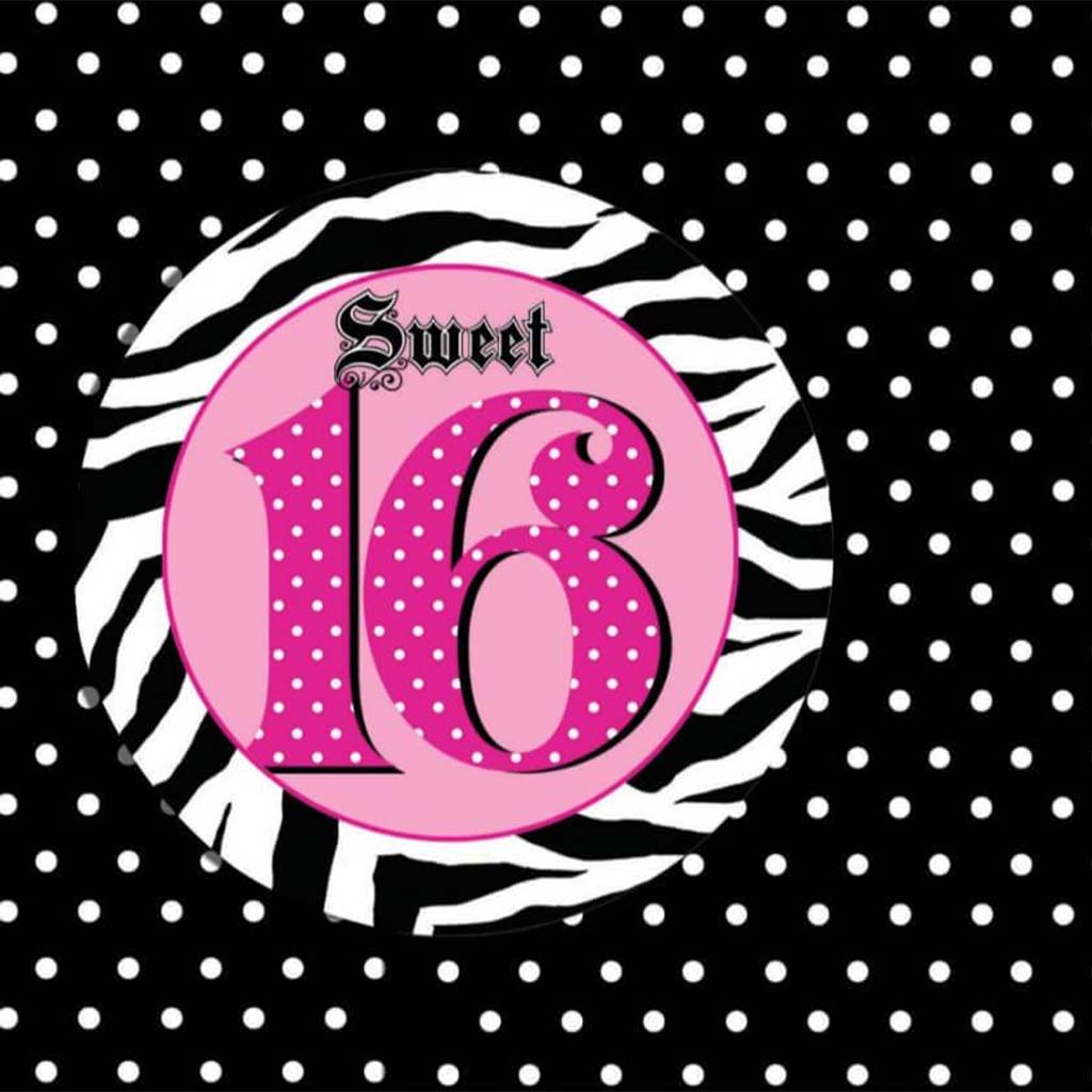 Super Stylish 16th, Invitations 8ct 