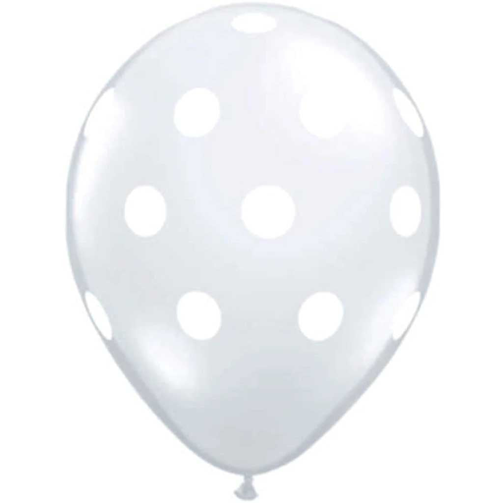 Polka Dots Big Latex Balloon 16in 