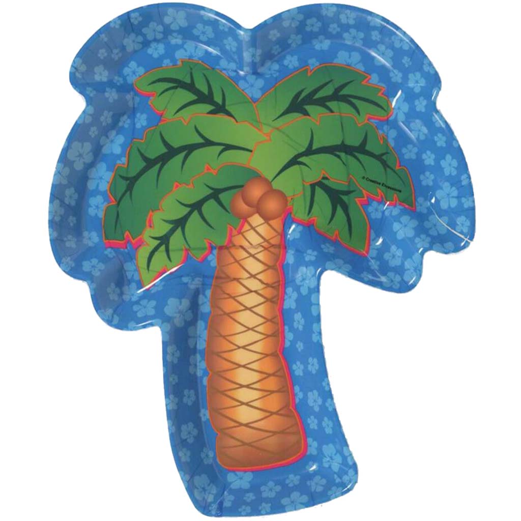 Palm Tree, Plastic Tray 13in 