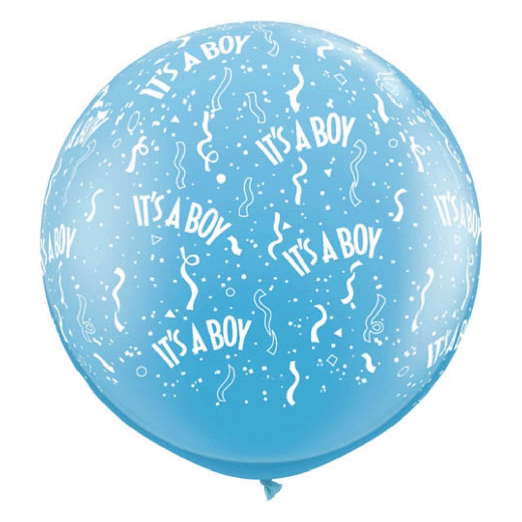 Latex Balloon Its A Boy Around 3Ft. 