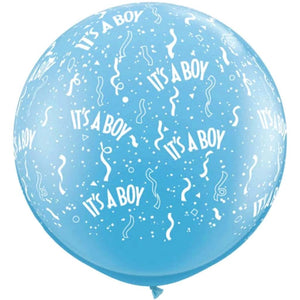 Latex Balloon Its A Boy Around 3Ft. 
