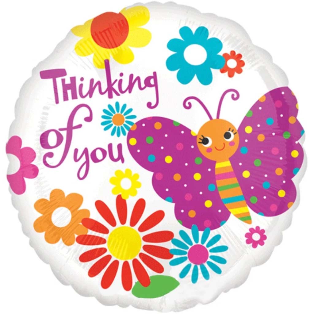 Foil Balloon Thinking Of You 18in 