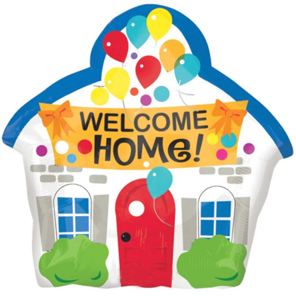 Foil Balloon Welcome Home 18in 