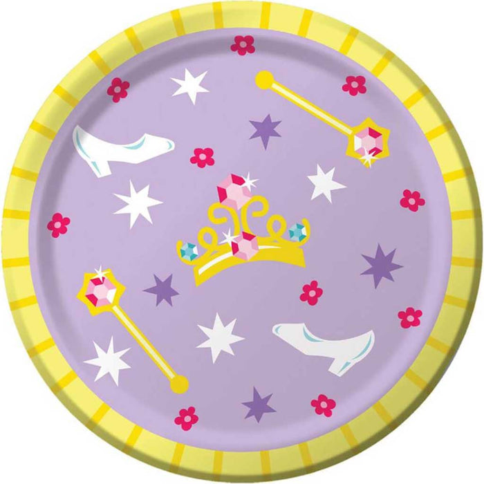 Lunch Plates 7in 8ct, Castle Fun 