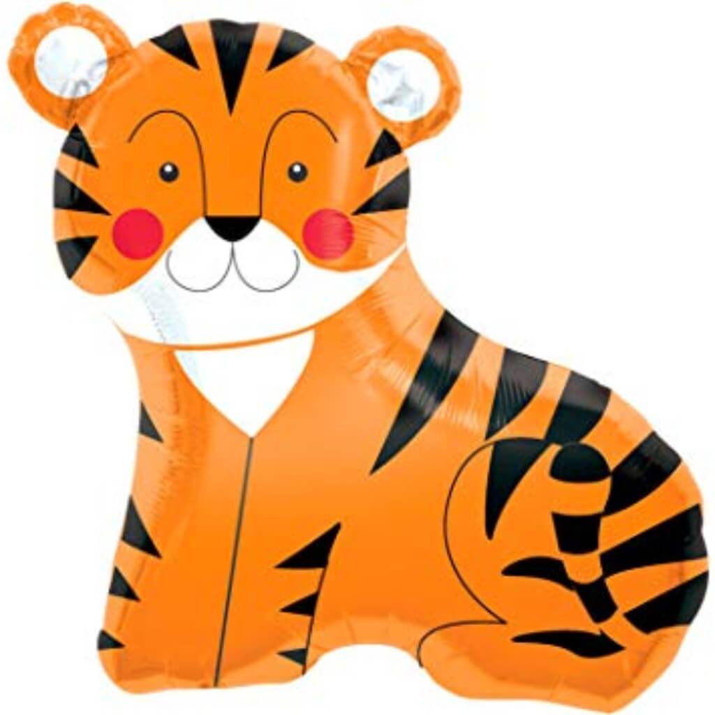 Teeny Tiger Shape Foil Balloon 14in 