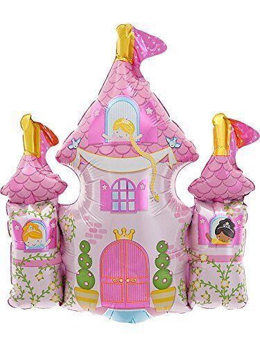 Princess Castle Shape Foil Balloon, 14in