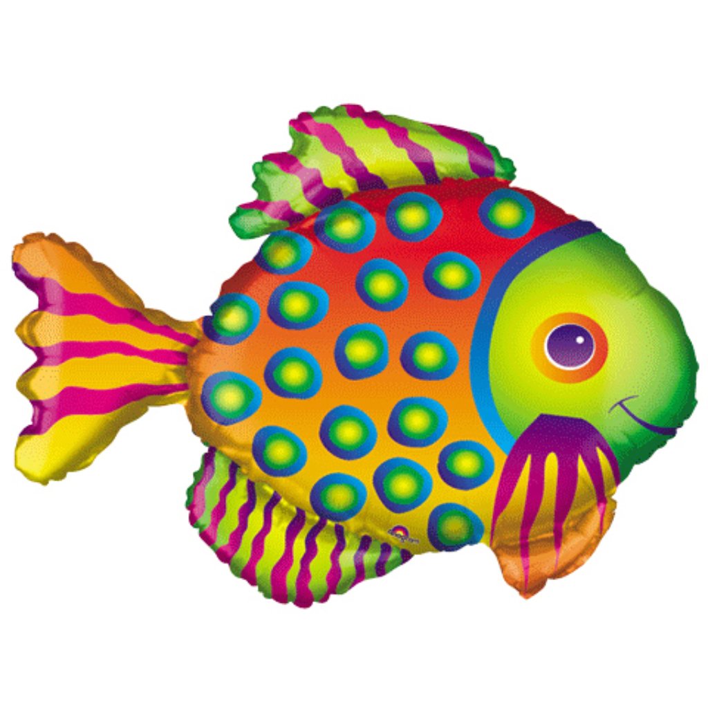 Tropical Fish Shape Foil Balloon