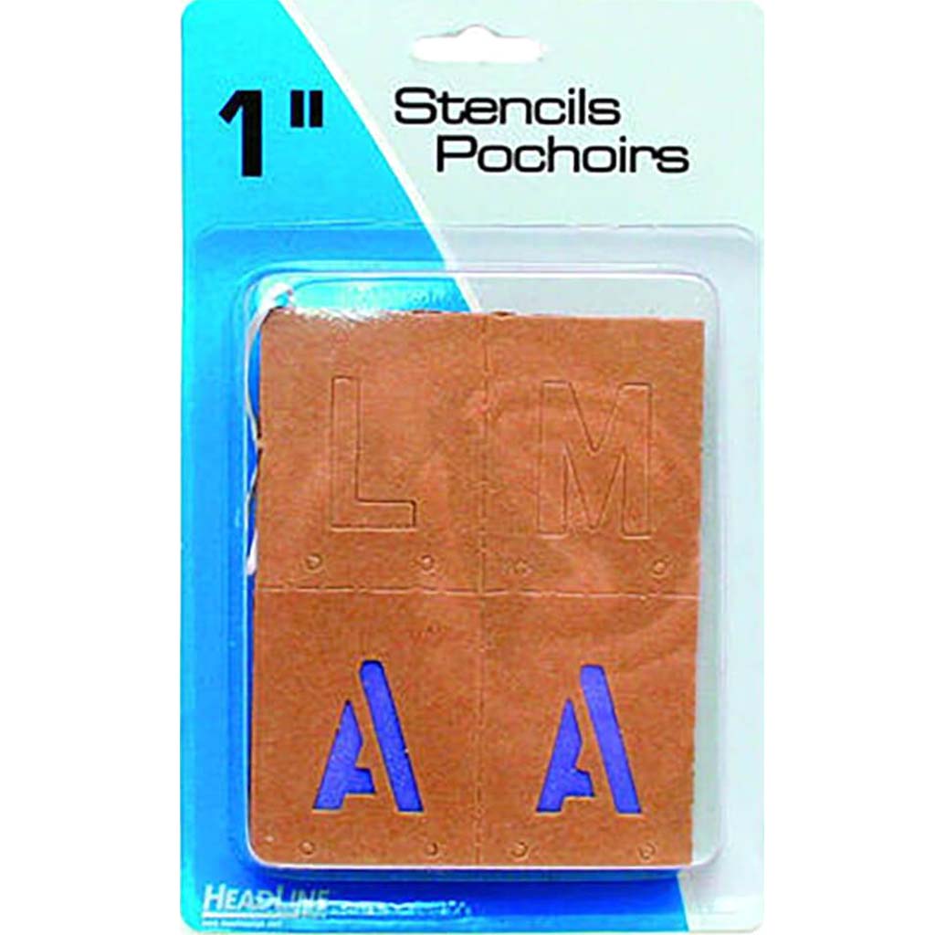 Lettering and Paint Stencils 1in Gothic Cap Numbers