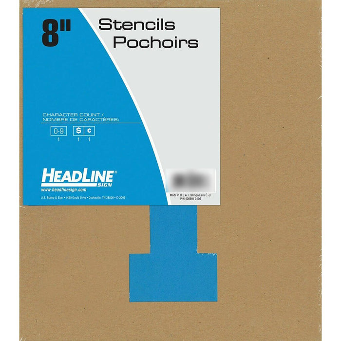 Lettering and Paint Stencils 8in