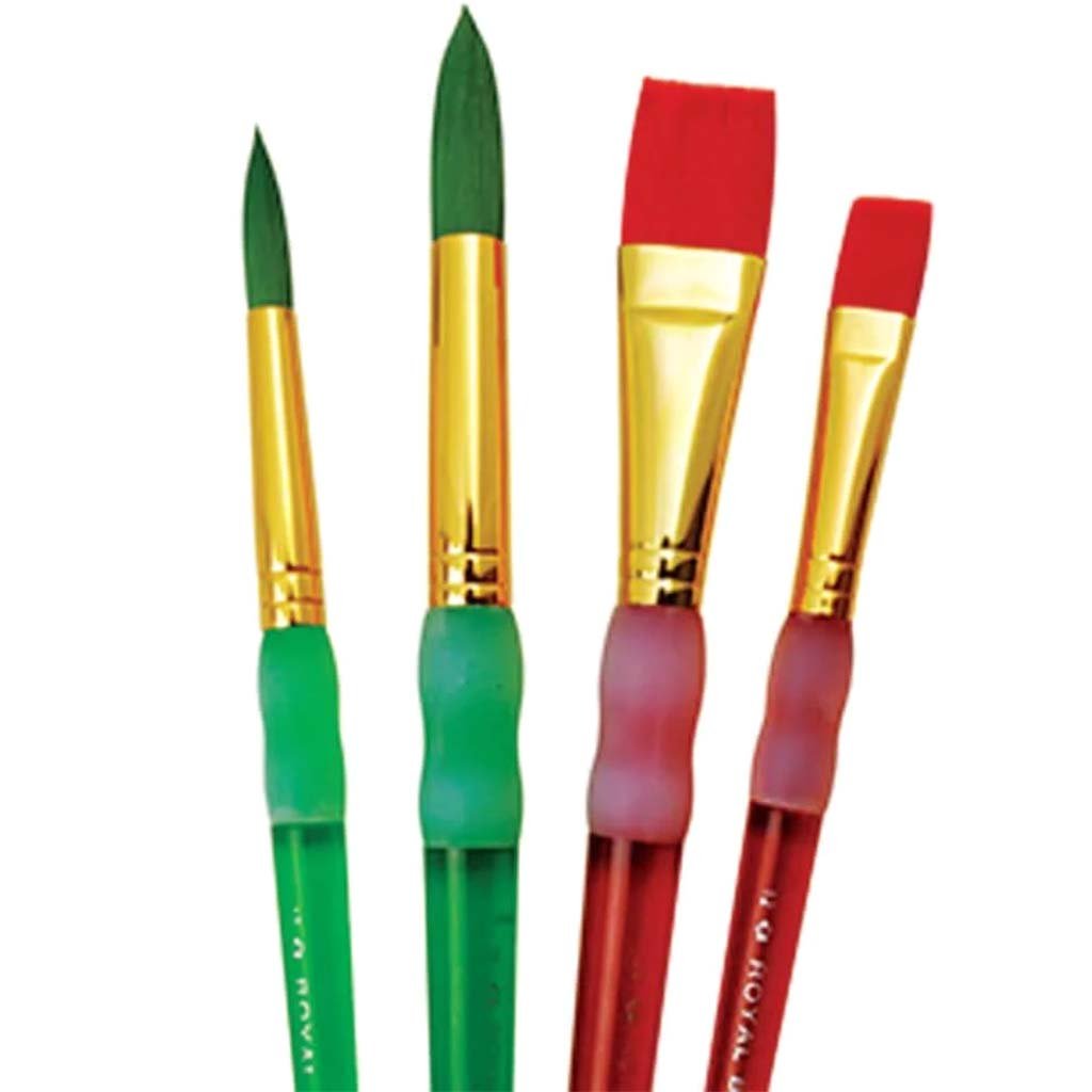 Round And Flat Brush Set