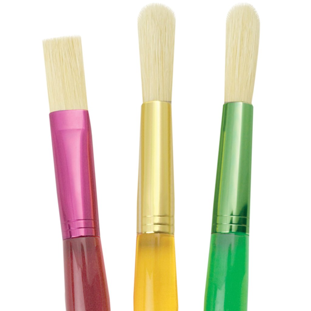 Chubby Round &amp; Flat Brush Set 3pcs