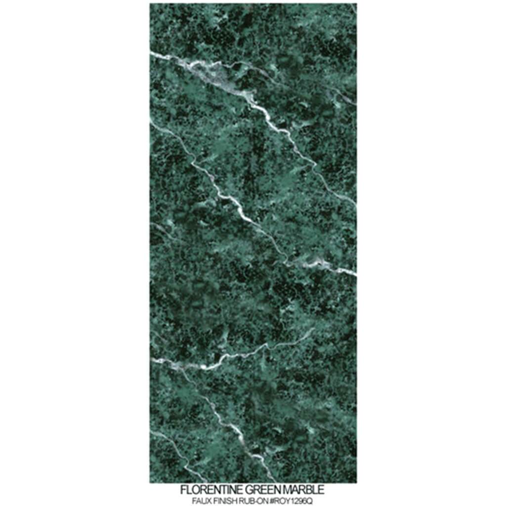 Florentine Green Marble Rub-On