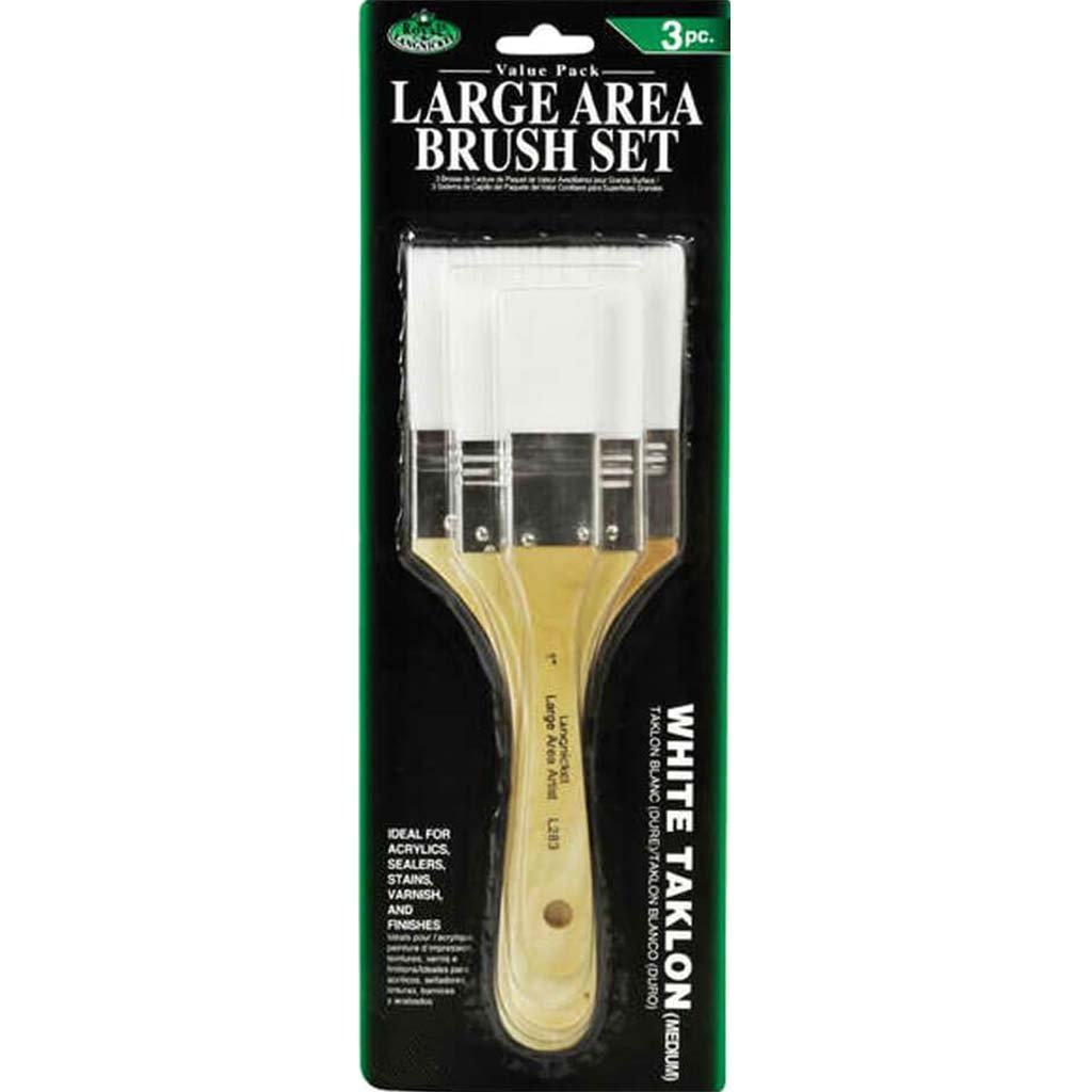 Large Area Brush White Talkon Set 3pcs