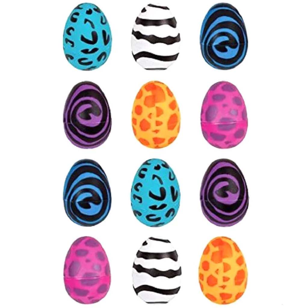 Fillable Eggs Animal Print, 12ct