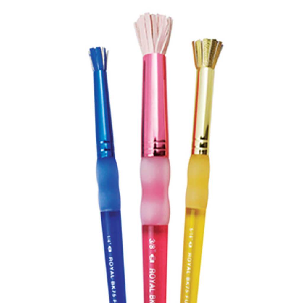 FUNKY POUNCER 3PC BRUSH SET 