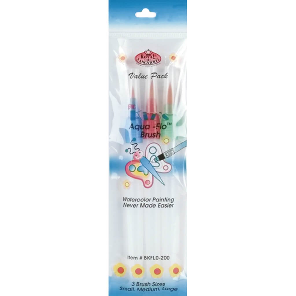 Big Kid's Choice Aqua Flo Brush Set of 3