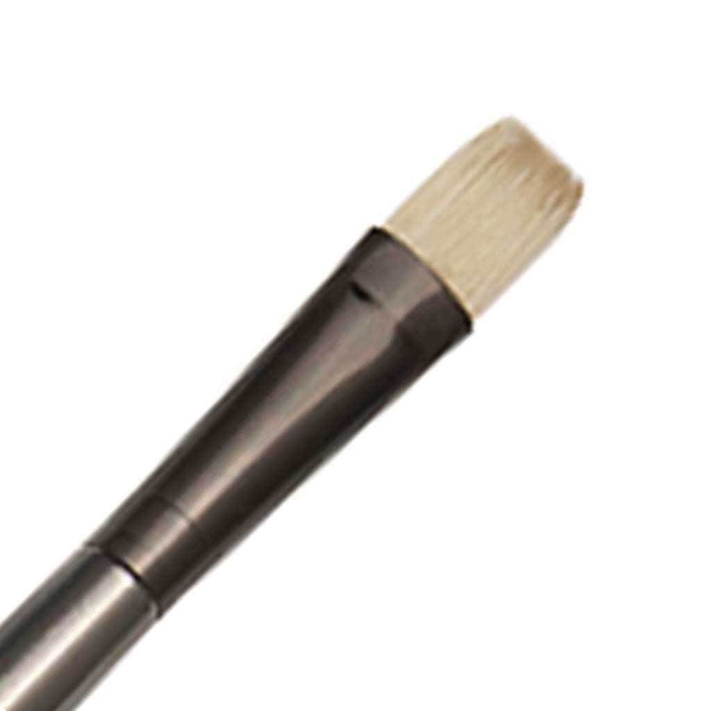 Brushes Oil & Acrylic White Bristle Long Handle