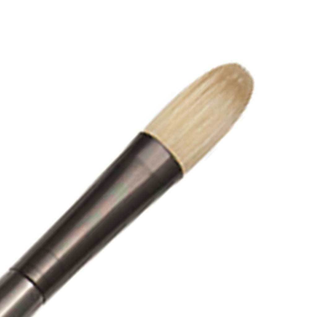 Brushes Oil & Acrylic White Bristle Long Handle