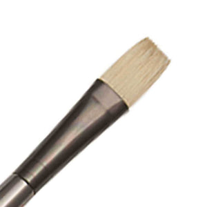 Brushes Oil & Acrylic White Bristle Long Handle