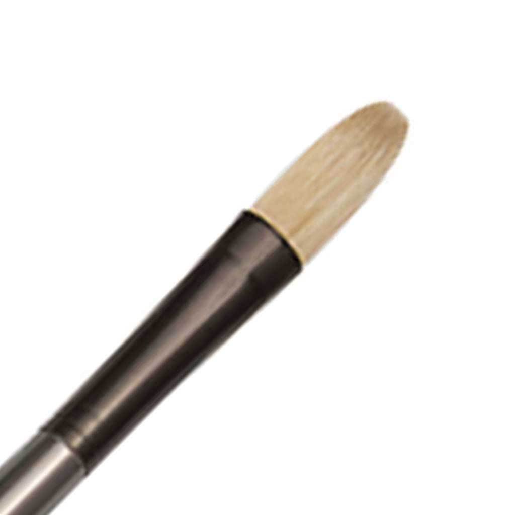 Brushes Oil & Acrylic White Bristle Long Handle