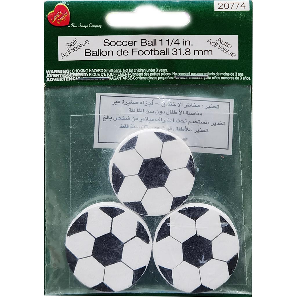 Soccer Ball 3pcs 1-1/4in