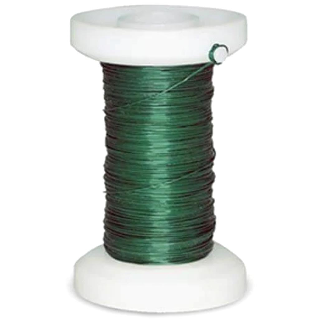 WIRE FLORAL 20M GREEN 