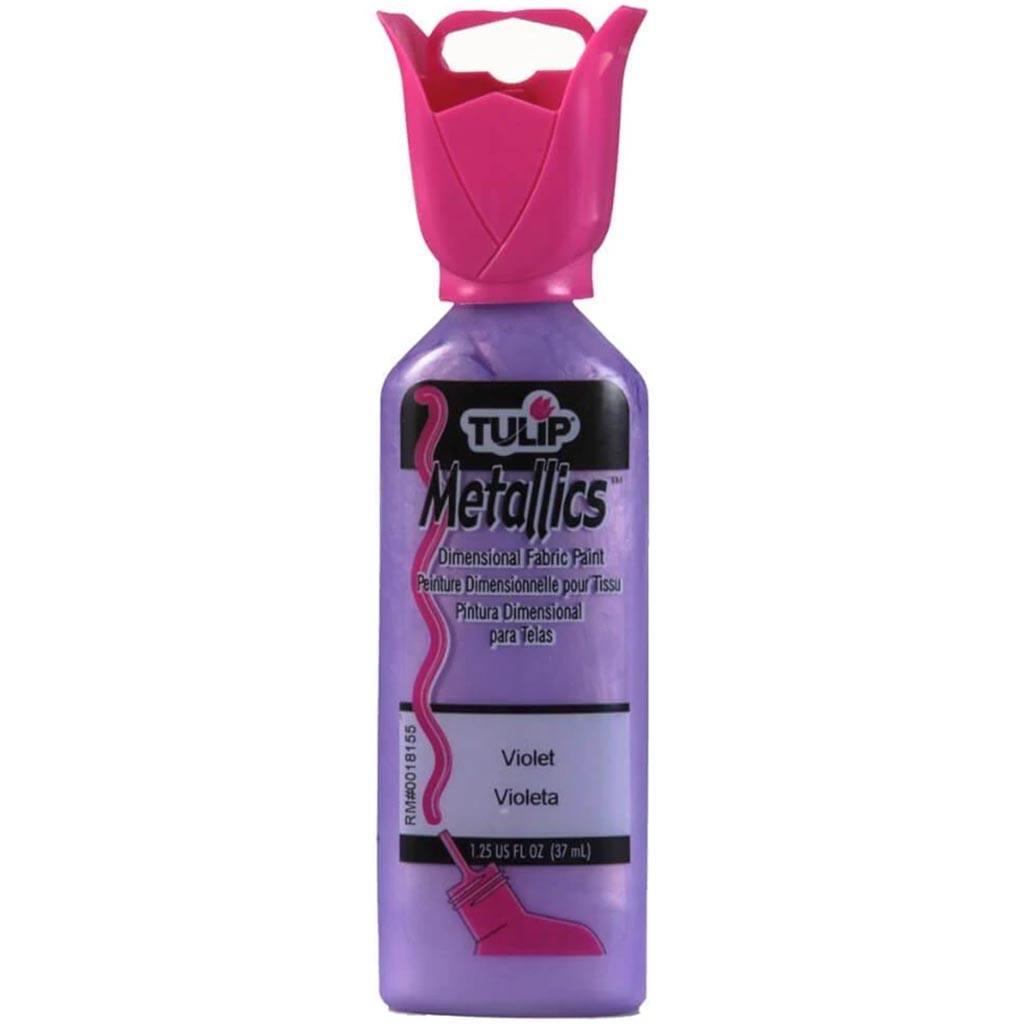 TULIP DIMENSIONAL FABRIC PAINT METALLIC 1.25OZ