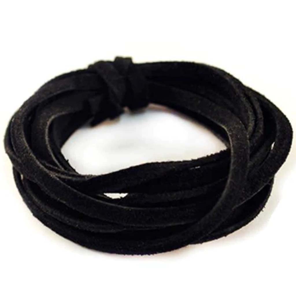 CORD LEATHER 3MM BLACK 