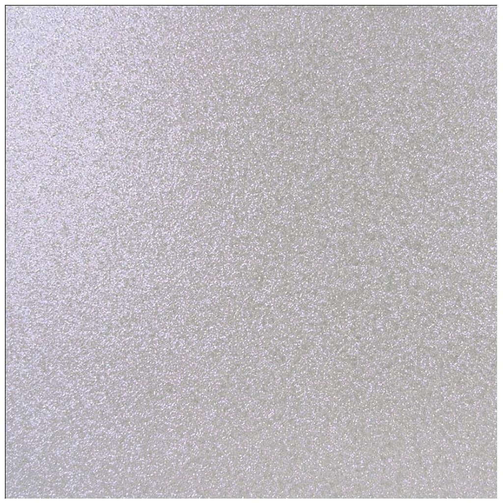 Corrugated Glitter Paper 12in x12in White