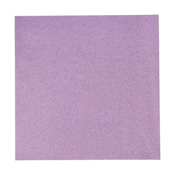 POW Glitter Paper Solid Grape 12in x 12in