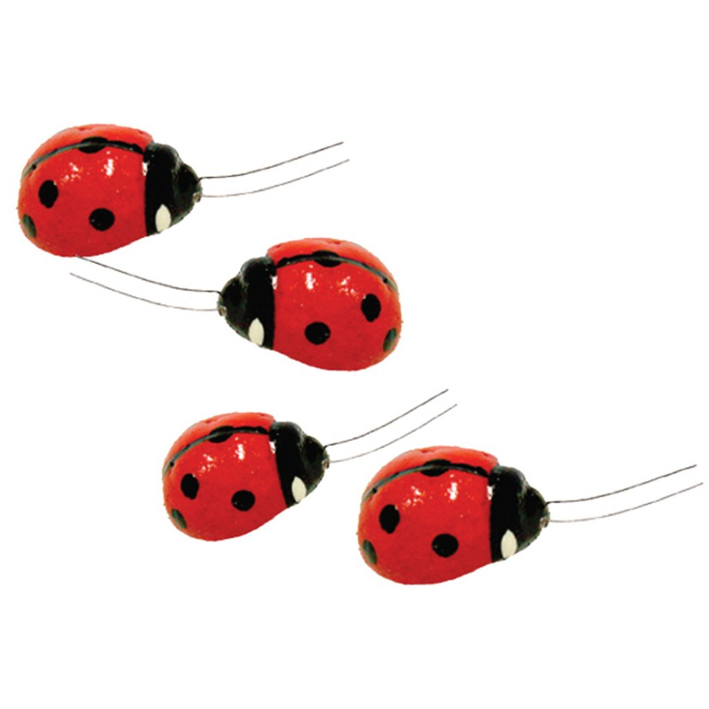 Ladybug Plastic Red 3/4 In 