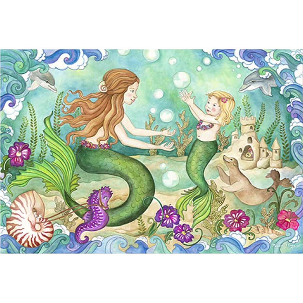 Mermaid Playground Floor Puzzle 48Pc