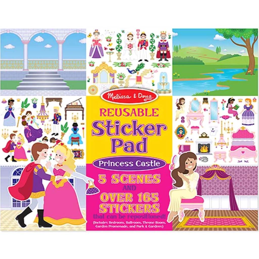 PRINCESS CASTLE STICKER PAD 