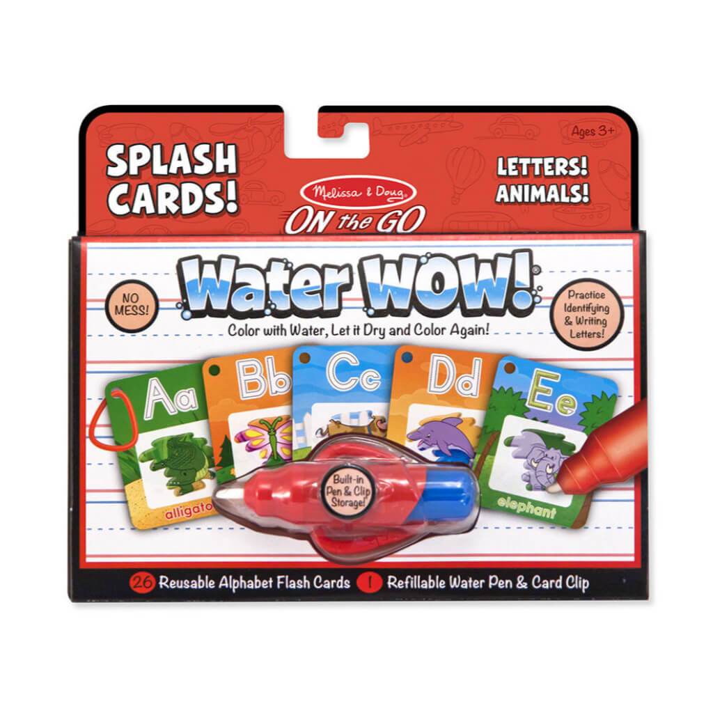 Water Wow! Letter Animal Splash Cads Alphabet 