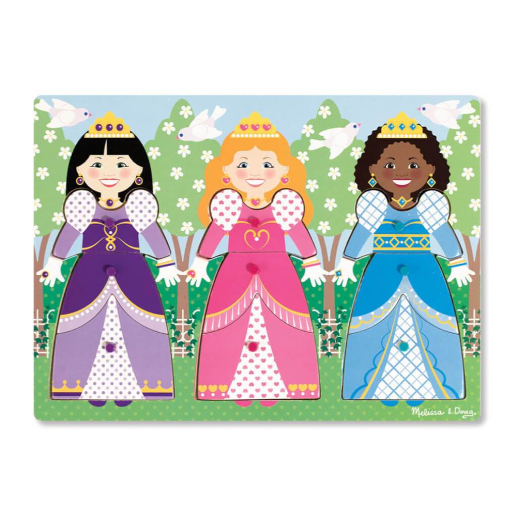 Puzzle Peg Dress Up Princess 