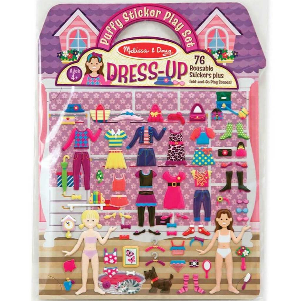 PUFFY STICKER PLAY SET DRESSUP 