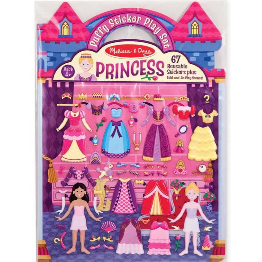 PUFFY STICKER PLAY SET PRINCES 