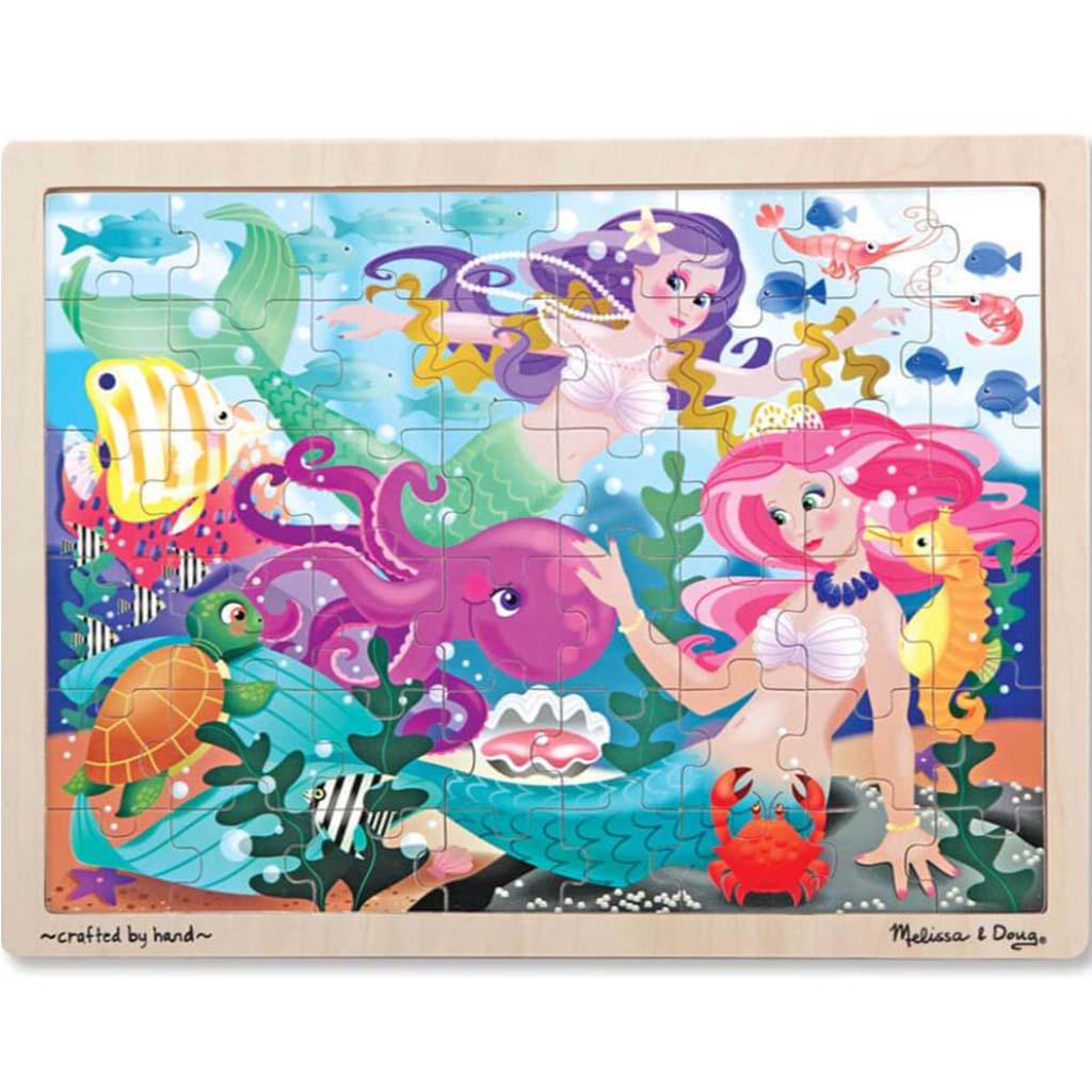 Mermaid Fantasea Wooden Jigsaw Puzzle - 48pc 