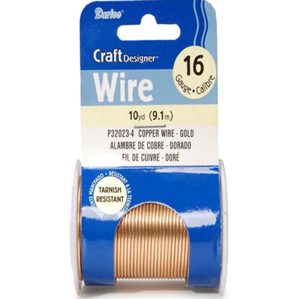 Craft Wire 16 Gauge Gold 10 yards 