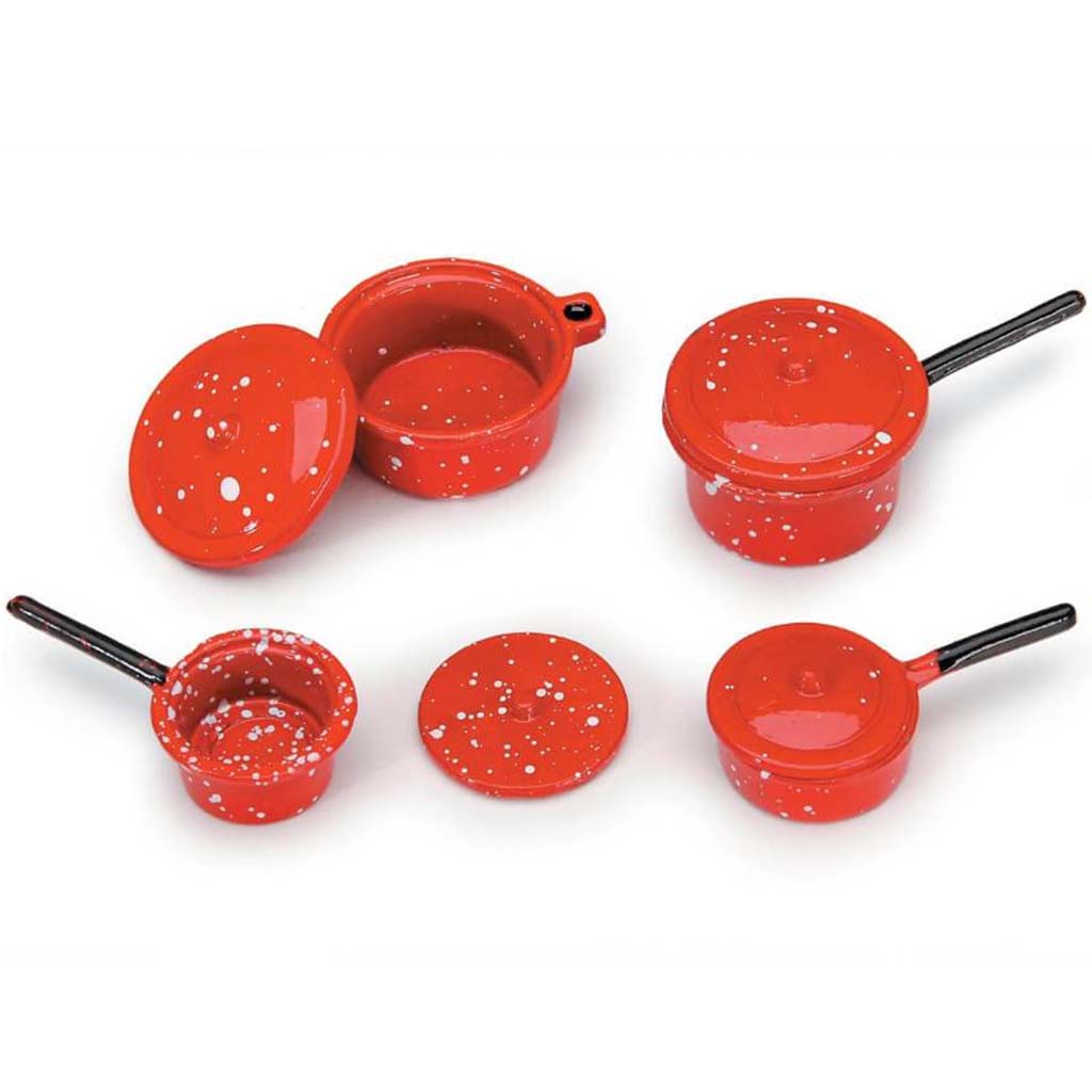 MINIATURE POTS RED 