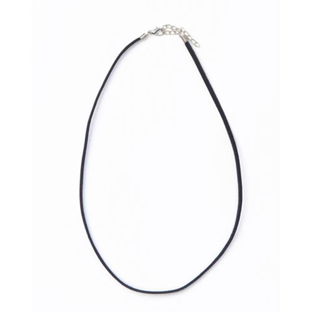 Suede Necklace Cord Black 18 Inch