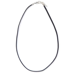 Suede Necklace Cord Black 18 Inch 