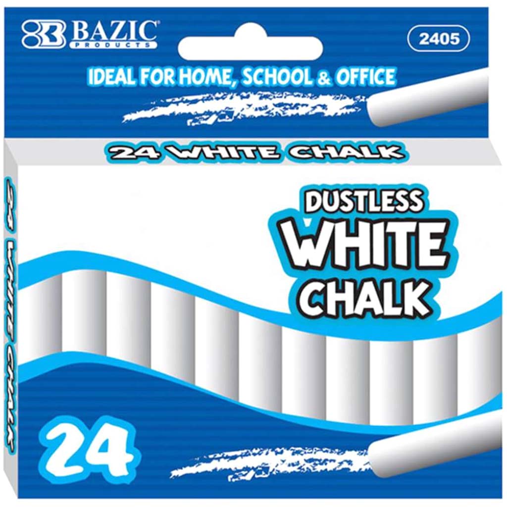 Dustless White Chalk 