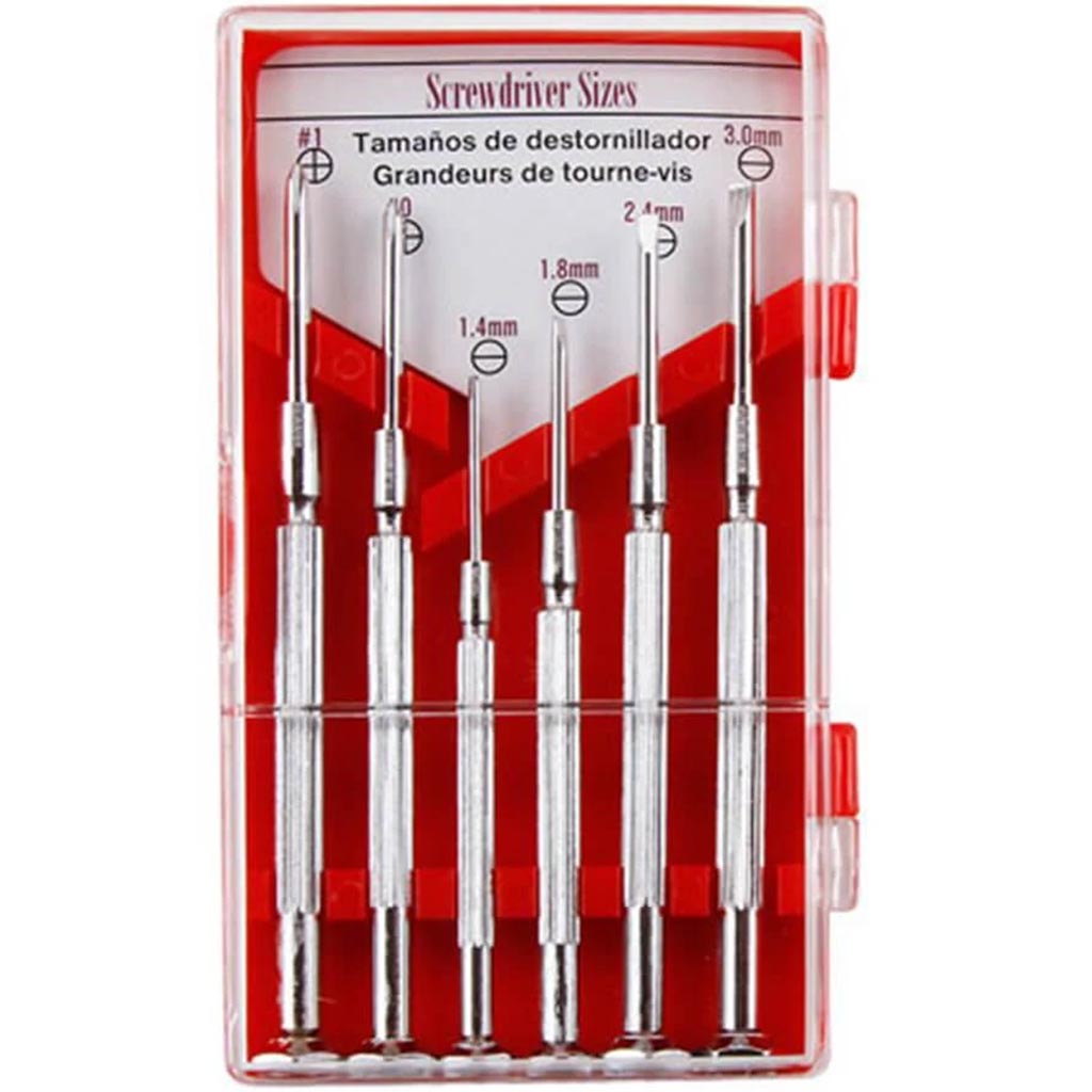 Precision Screwdriver Set 6 pieces 