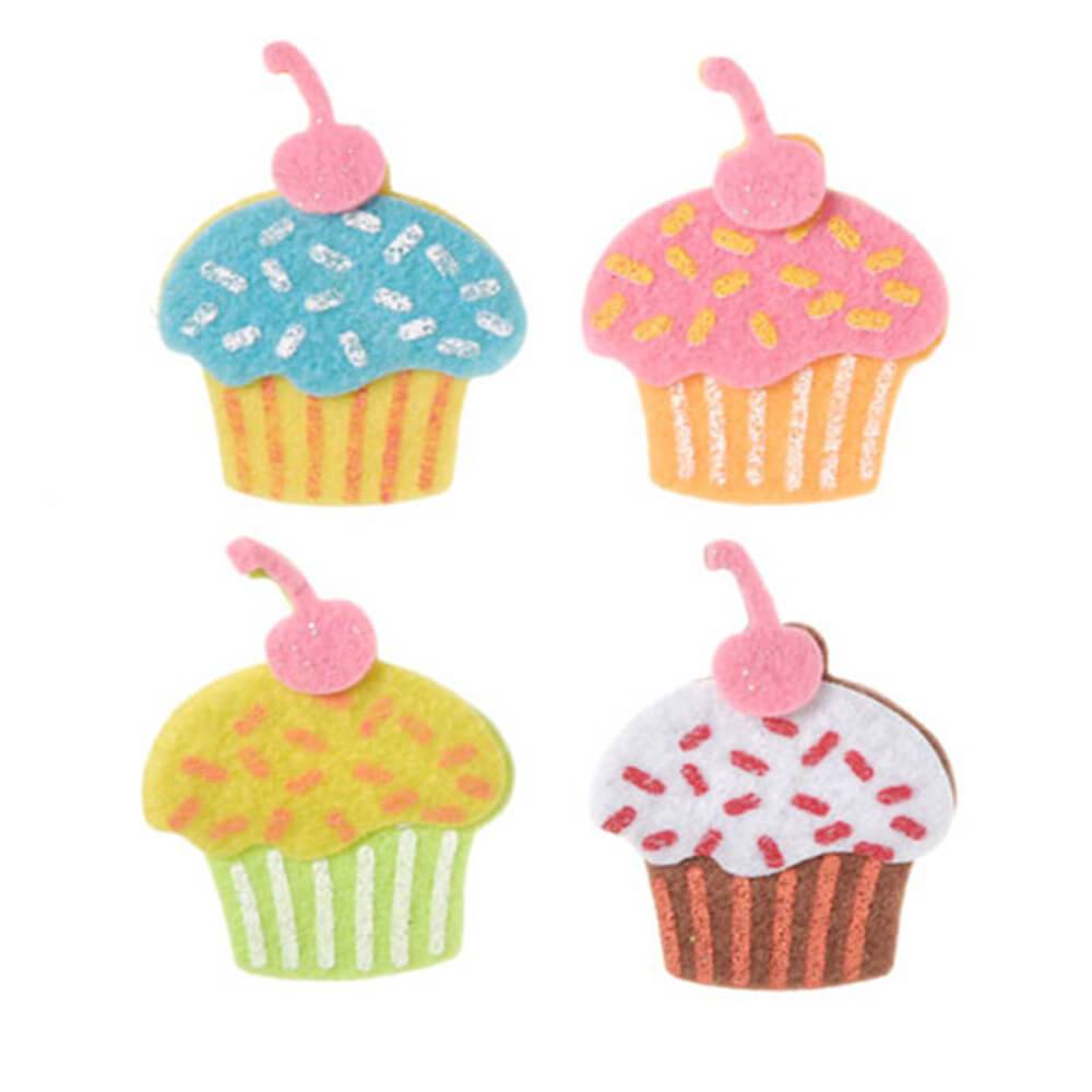 Felties Felt Stickers Cupcakes 20 pieces 