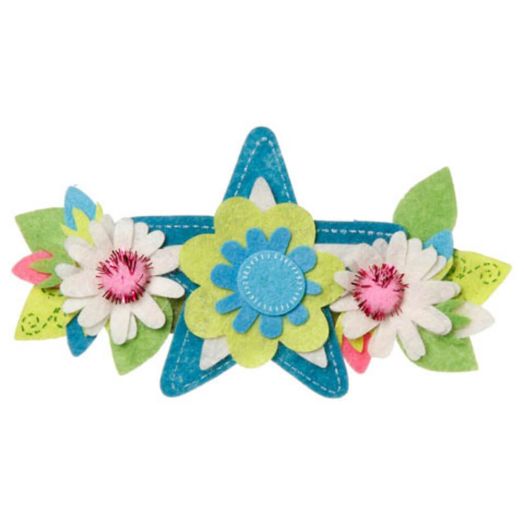 FELT EMBELLISHMENT STAR SPRAY 