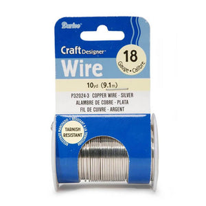 Craft Wire 18 Gauge Silver 10 yards
