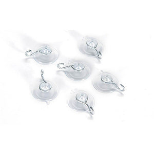 Suction Cups with Hooks Mini 6 pieces