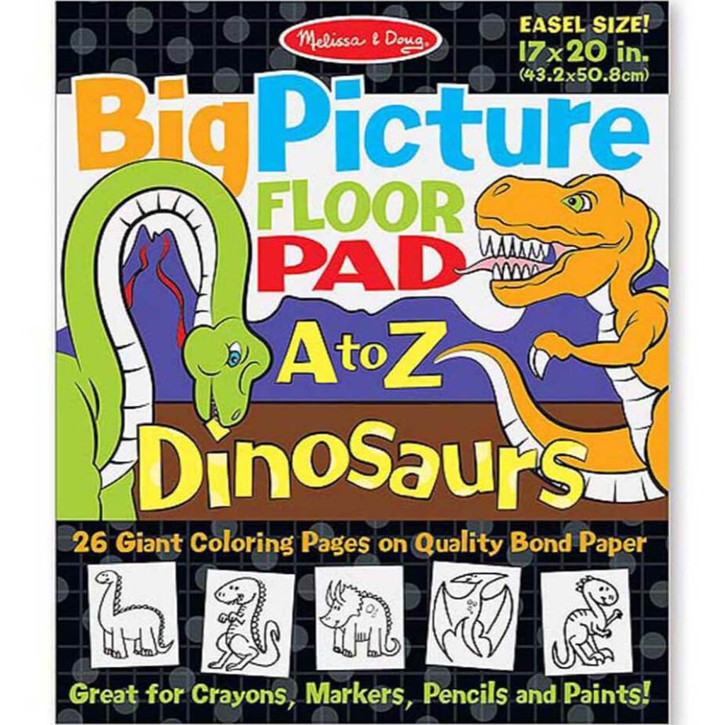 DINOSAUR A TO Z FLOOR PAD 