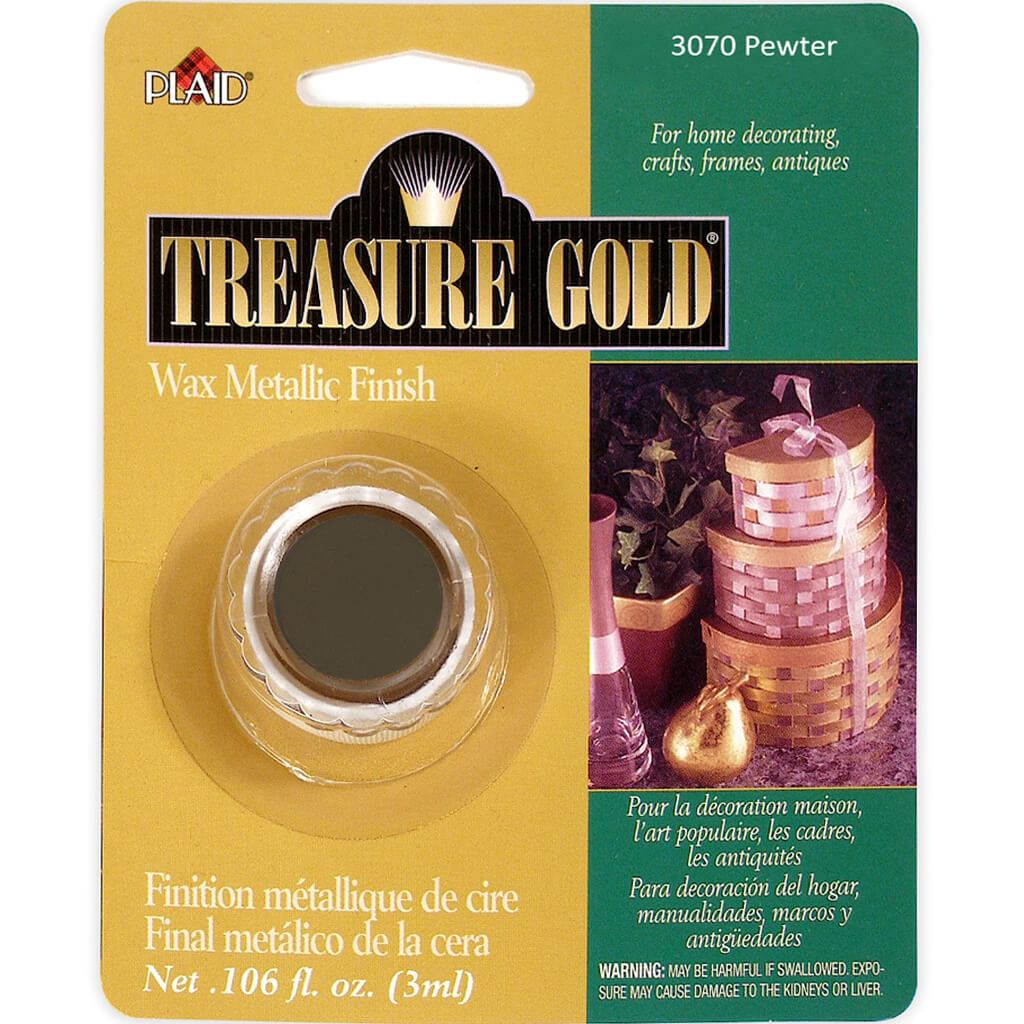 Treasure Gold Metallic Wax Finish Pewter